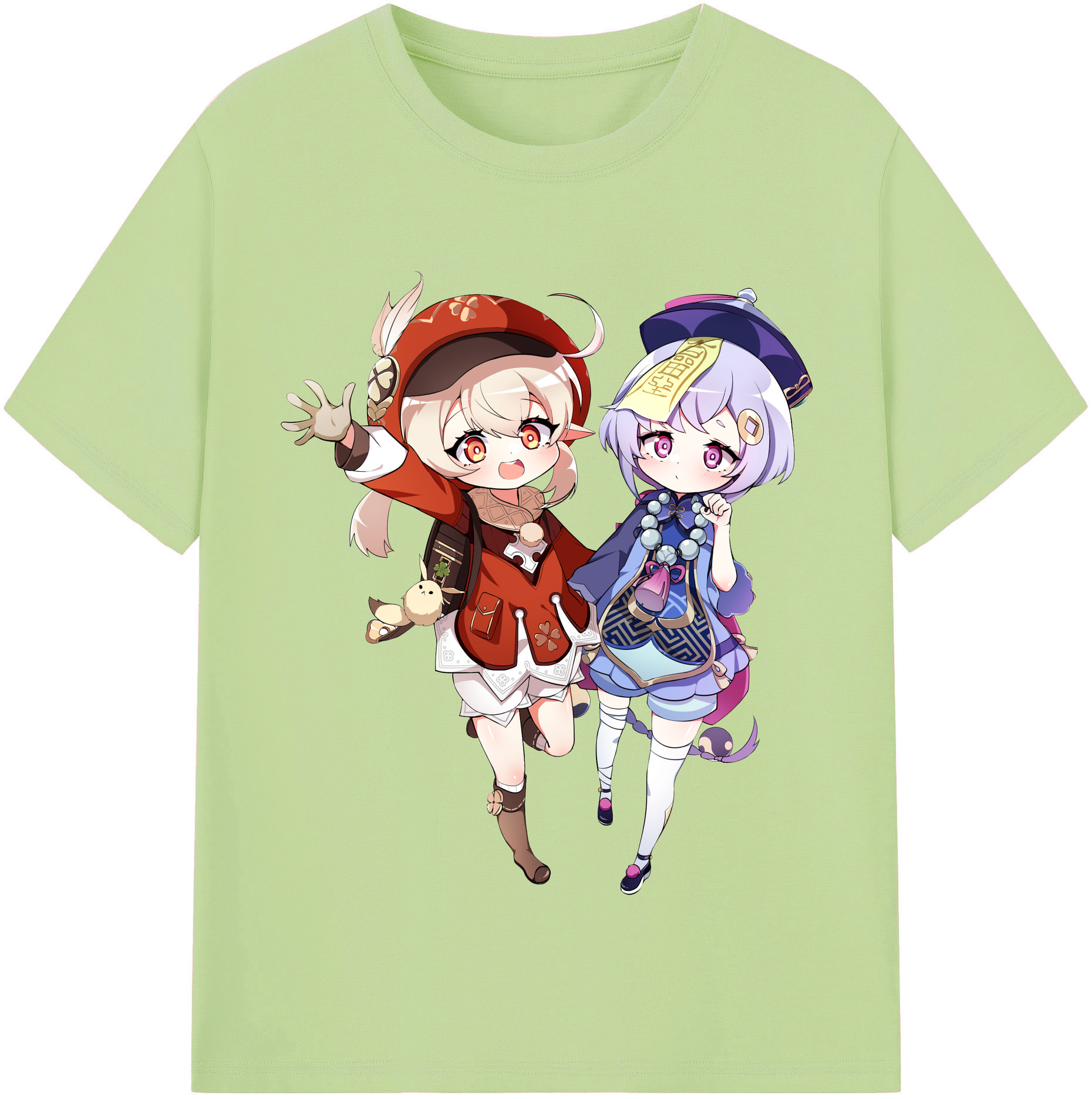 げんし神 七七 なな  genshin Nana 綿100％半袖Tシャツ（フロントプリント）